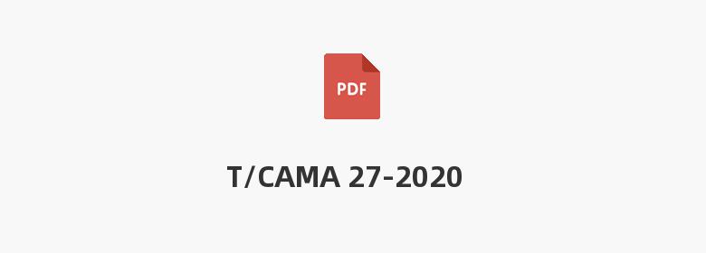 T/CAMA 27-2020